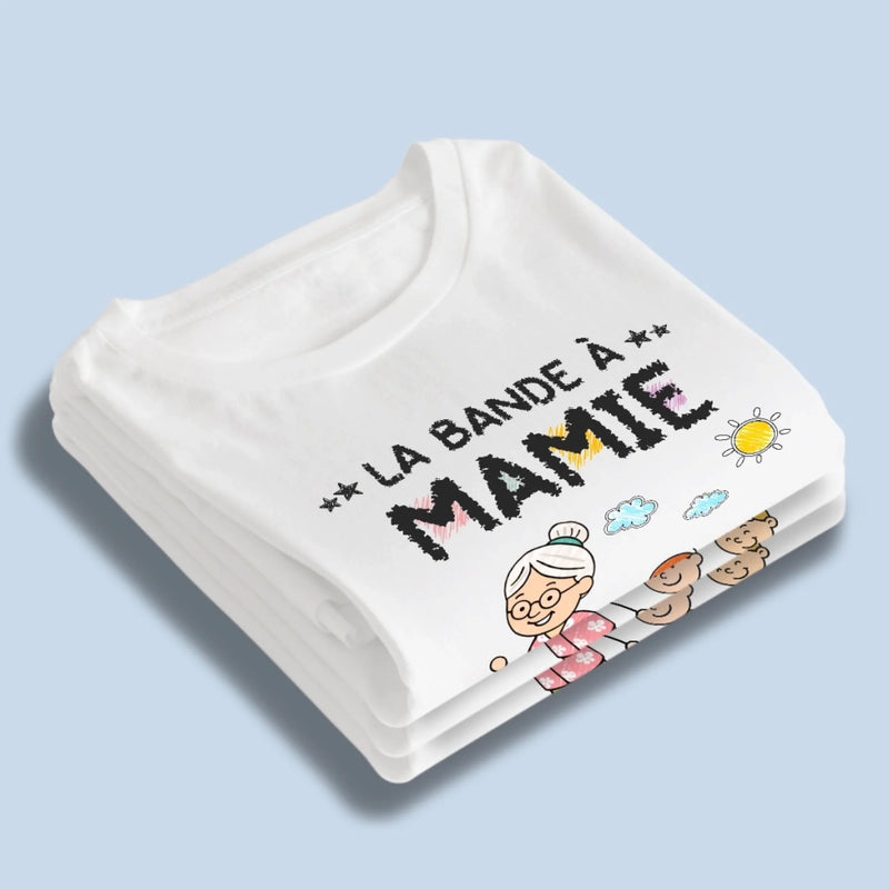 T-shirt Unisexe, T-shirt Premium, Hoodie Personnalisé – Cadeau pour Maman, Mamie – La Bande À Mamie