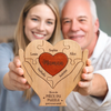 Puzzle En Bois Personnalisé – Cadeau Pour Maman – Tu Es La Pièce Qui Nous Unit