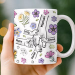 Mug Personnalisé À Effet Imprimé 3D Gonflé –  Cadeau Fête Des Mères pour Maman – Maman Attend Ses Enfants