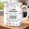 Tasse Personnalisée –  Cadeau Fête Des Mères Pour Maman, Mamie – Le Joli Jardin De Maman