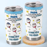 Gobelet Isotherme Personnalisé – Cadeau Fête des Pères Pour Papa – Sans Nous, Sans Intérêt