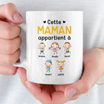 Tasse Personnalisée – Cadeau Fête Des Mères Pour Maman – Enfants Malicieux