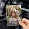 Clip De Pare-soleil En Acrylique Personnalisé Avec Photo – Cadeau Pour Papa – Rentre Bien À La Maison