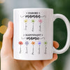 Tasse Personnalisée – Cadeau Pour Maman, Mamie – Nos Petites Fleurs