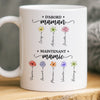 Tasse Personnalisée – Cadeau Pour Maman, Mamie – Nos Petites Fleurs