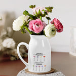 Vase À Fleurs Personnalisée – Cadeau Pour Maman, Mamie – Ton amour fleurit toujours