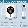 Tasse Personnalisée – Cadeau pour Papa de Chien – Merci de supporter
