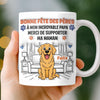 Tasse Personnalisée – Cadeau pour Papa de Chien – Merci de supporter