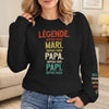 Sweatshirt Ou Hoodie Unisexe Personnalisé Avec Design Sur La Manche - Cadeaux Pour Papa, Grand-Père - Mon Cœur T’appartient