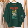 Sweatshirt Ou Hoodie Unisexe Personnalisé Avec Design Sur La Manche - Cadeaux Pour Papa, Grand-Père - Mon Cœur T’appartient