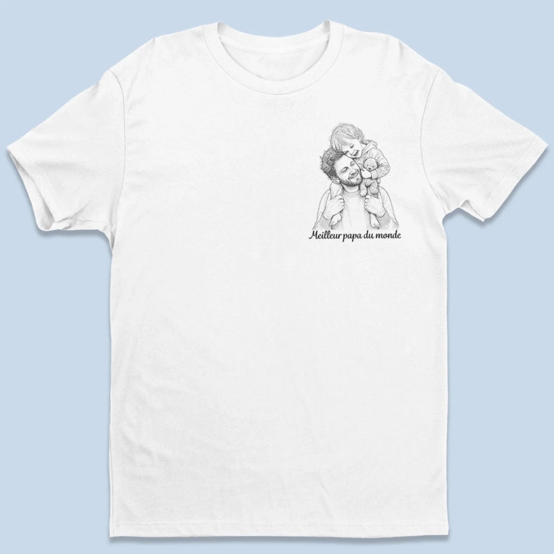 T-shirt Unisexe, Hoodie  Personnalisé avec Photo – Cadeau Pour Papa, Maman – Meilleure maman du monde