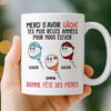 Mug Personnalisé –  Cadeau Fête des Mères – Cadeau Humoristiques pour Maman – Merci De Nous Avoir Supportés