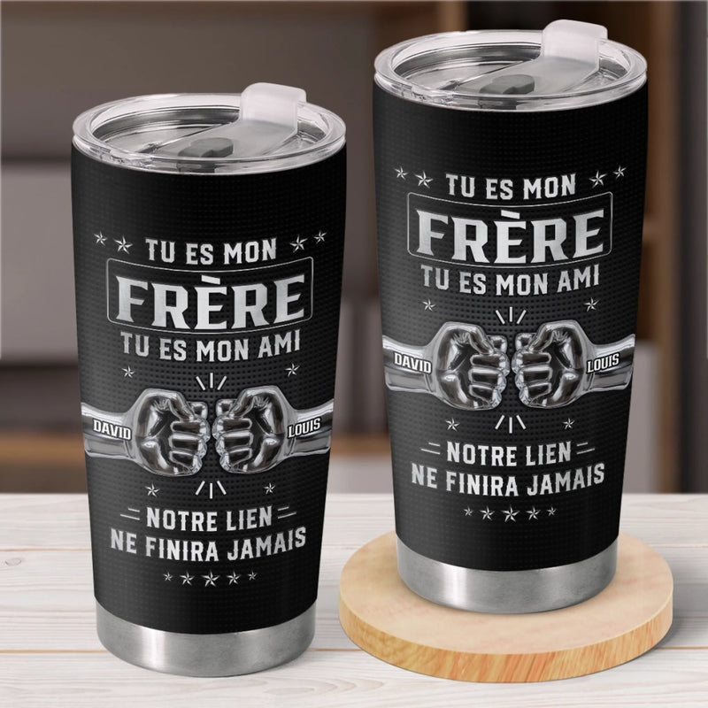Gobelet Personnalisé – Cadeau Pour Frères - Plus Qu’un Frère, Un Ami