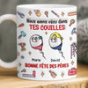 Mug Personnalisé à Effet 3D Gonflé – Cadeau Pour La Fête Des Pères – Cadeaux Amusants Pour Papa – Merci pour Tout