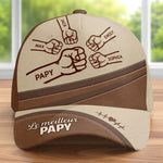 Personnalisée Casquette Classique – Cadeaux Fête Des Pères Pour Papa Et Grand-Père – Le Meilleur Papy