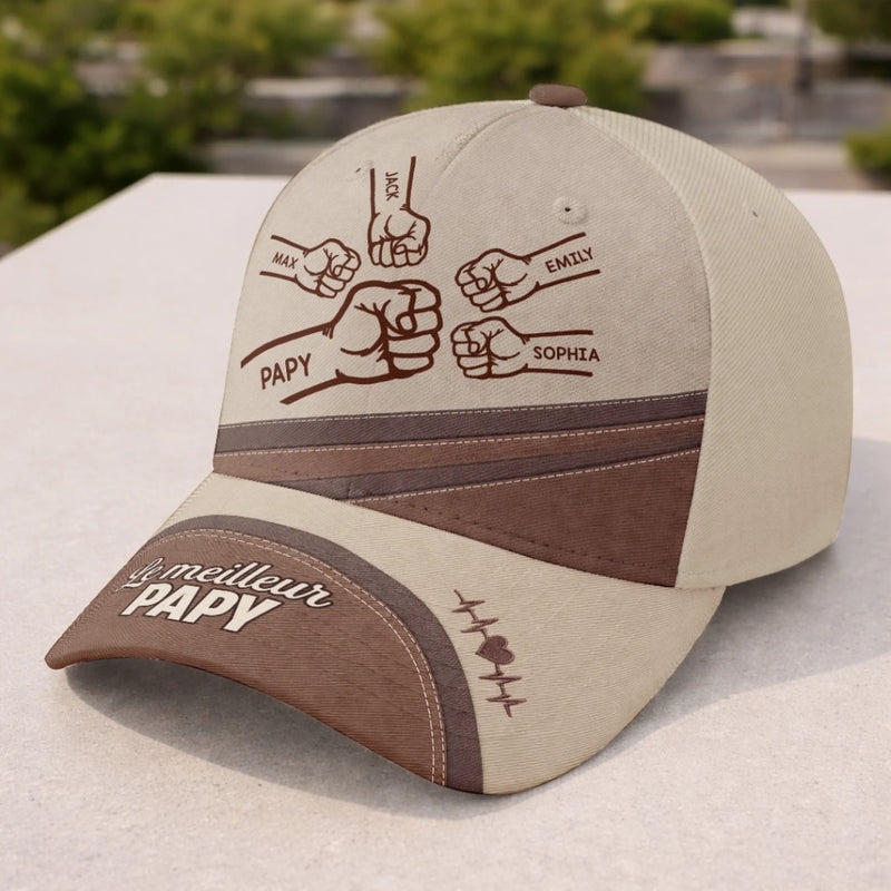 Personnalisée Casquette Classique – Cadeaux Fête Des Pères Pour Papa Et Grand-Père – Le Meilleur Papy