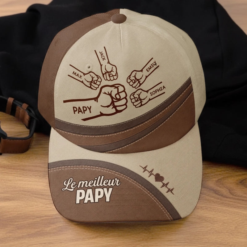 Personnalisée Casquette Classique – Cadeaux Fête Des Pères Pour Papa Et Grand-Père – Le Meilleur Papy