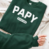 Sweatshirt Ou Hoodie Unisexe Personnalisé Avec Design Sur La Manche - Cadeaux Pour Papa, Grand-Père - Le Bonheur Commence Avec Papa