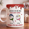 Mug Personnalisé à Effet 3D Gonflé – Cadeau Fête des Mères – Cadeau Humoristiques pour Maman – Élevée Par L'amour