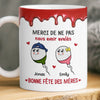 Mug Personnalisé à Effet 3D Gonflé – Cadeau Fête des Mères – Cadeau Humoristiques pour Maman – Élevée Par L'amour