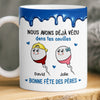 Mug Personnalisé à Effet 3D Gonflé – Cadeau Fête des Pères – Cadeau Humoristiques pour Papa – Survivante de Toute Mon Enfance