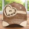 Personnalisée Casquette Classique – Cadeau Pour Papa, Papy – Son Rythme Cardiaque