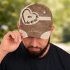 Personnalisée Casquette Classique – Cadeau Pour Papa, Papy – Son Rythme Cardiaque