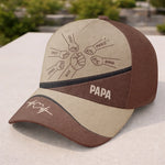 Personnalisée Casquette Classique – Cadeau Pour Papa, Papy – On Est Trop Cool !