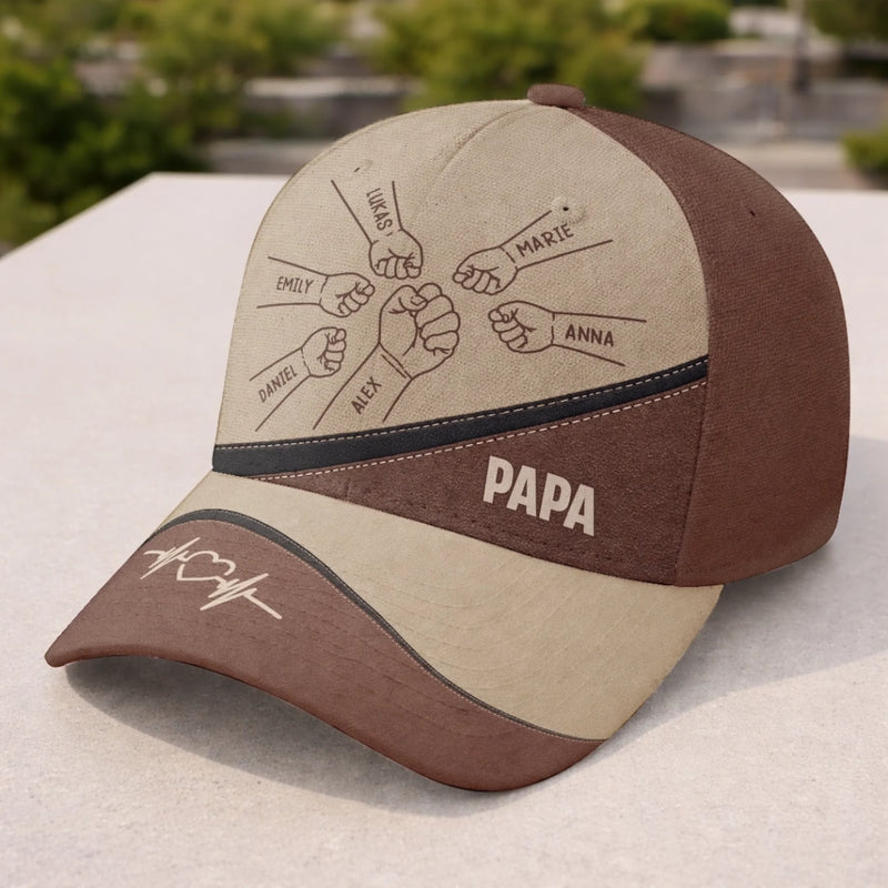 Personnalisée Casquette Classique – Cadeau Pour Papa, Papy – On Est Trop Cool !