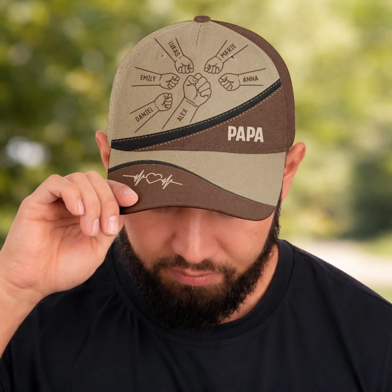 Personnalisée Casquette Classique – Cadeau Pour Papa, Papy – On Est Trop Cool !