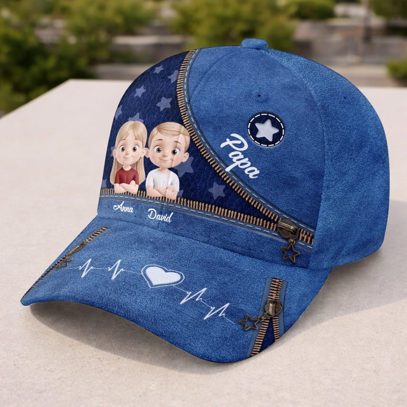 Personnalisée Casquette Classique – Cadeau Pour Papa, Papy – Bienvenue à La Maison