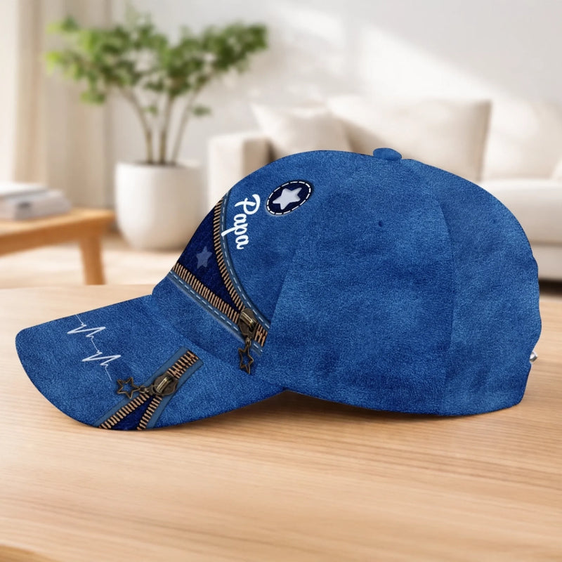 Personnalisée Casquette Classique – Cadeau Pour Papa, Papy – Bienvenue à La Maison
