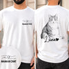 T-shirt Personnalisé Recto & Verso – Cadeau Pour Amoureux des Animaux – L’Amour Sur Quatre Pattes