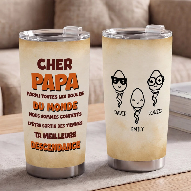 Gobelet Isotherme Personnalisé – Cadeau Fête des Pères - Cadeau Humoristique Pour Papa – Les Choses Les Plus Spéciales