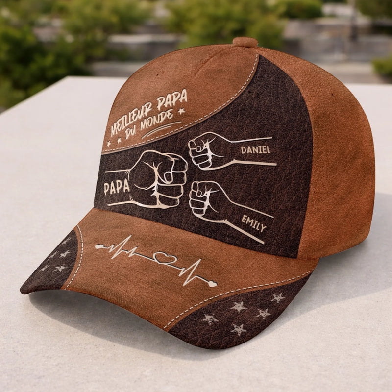 Personnalisée Casquette Classique – Cadeau Pour Papa, Papy – Élevé Par Une Légende
