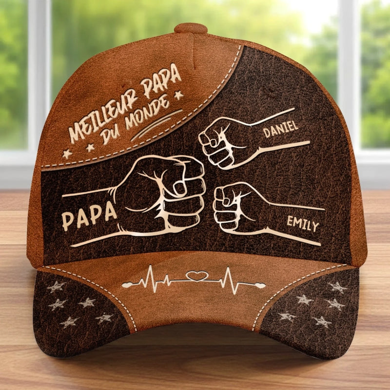 Personnalisée Casquette Classique – Cadeau Pour Papa, Papy – Élevé Par Une Légende