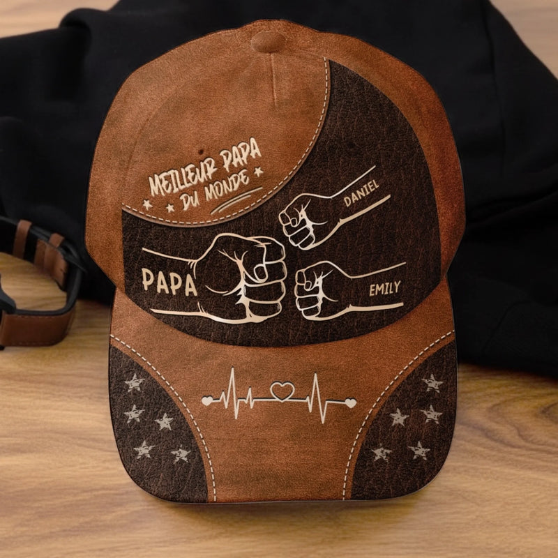 Personnalisée Casquette Classique – Cadeau Pour Papa, Papy – Élevé Par Une Légende