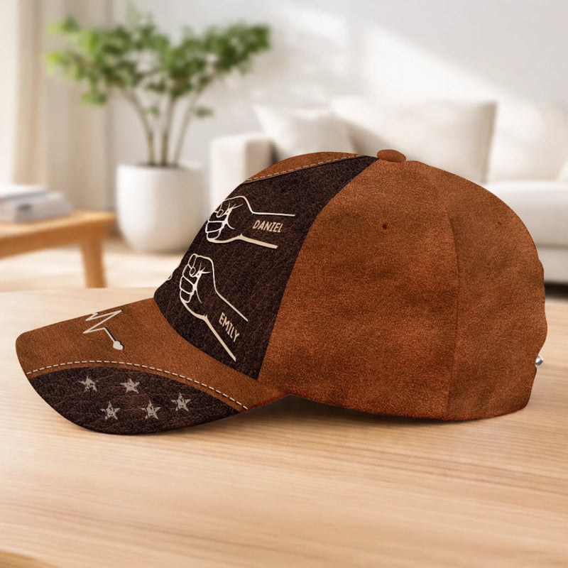 Personnalisée Casquette Classique – Cadeau Pour Papa, Papy – Élevé Par Une Légende