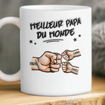 Mug Personnalisé à Effet 3D Gonflé – Cadeau Fête des Pères pour Papa – Mode Papa : Activé