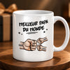 Mug Personnalisé à Effet 3D Gonflé – Cadeau Fête des Pères pour Papa – Mode Papa : Activé