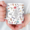 Mug Personnalisé à Effet 3D Gonflé – Cadeau Fête des Pères pour Papa – Papa Peut Tout Faire