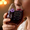 Verre À Vin Personnalisé – Cadeau pour Belle-fille – Merci D'aimer Mon Fils