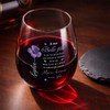 Verre À Vin Personnalisé – Cadeau pour Belle-fille – Merci D'aimer Mon Fils