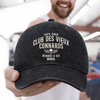 Casquette De Baseball En Jean Délavé Personnalisée – Cadeau Humoristiques Pour Papa –  Membre À Vie