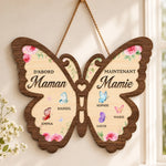 Panneau En Bois Personnalisé – Cadeau Pour Maman, Mamie – Félicitations, De Maman à Mamie