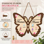 Panneau En Bois Personnalisé – Cadeau Pour Maman, Mamie – Félicitations, De Maman à Mamie