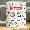 Mug Personnalisé à Effet 3D Gonflé – Cadeau Fête des Pères – Cadeau Humoristiques pour Papa – Les Mini Versions De Papa