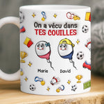 Mug Personnalisé à Effet 3D Gonflé – Cadeau Fête des Pères – Cadeau Humoristiques pour Papa – Les Mini Versions De Papa