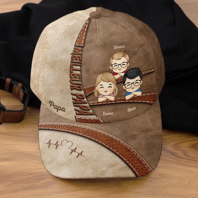 Personnalisée Casquette Classique – Cadeau Pour Papa, Papi – Des Petits Aux Grands Rêves