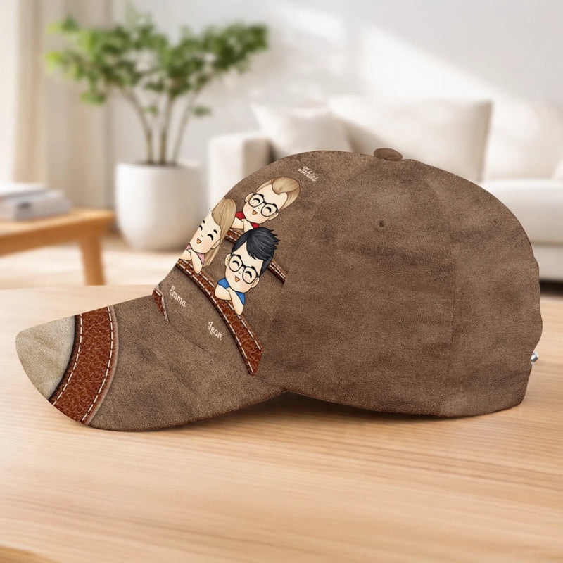 Personnalisée Casquette Classique – Cadeau Pour Papa, Papi – Des Petits Aux Grands Rêves